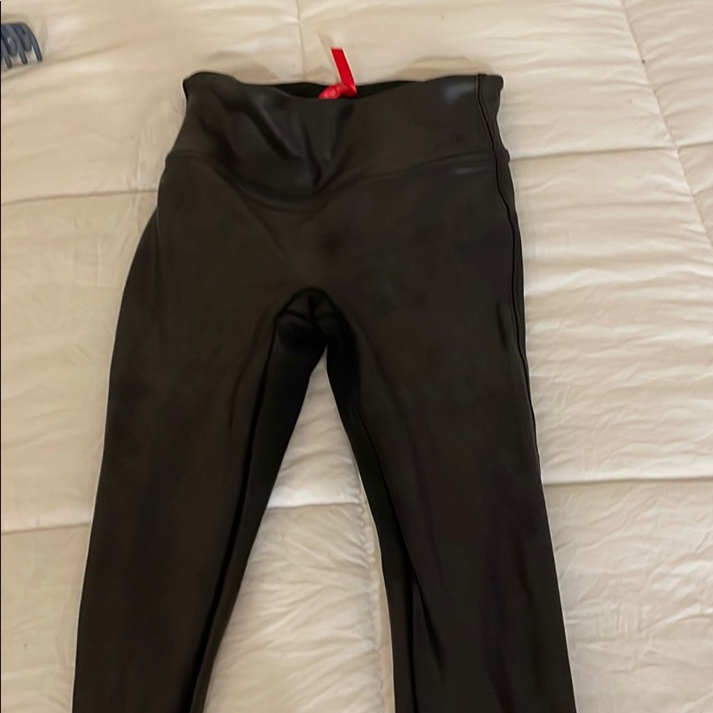 spanx leather leggings